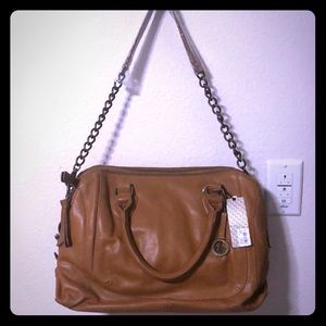 Audrey Brooke Tan Leather Bag